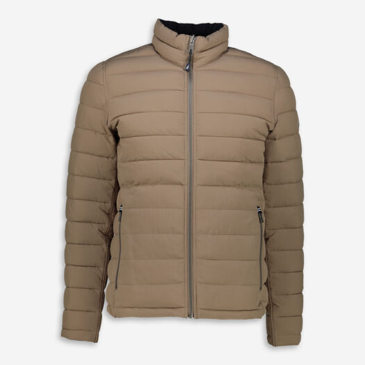  Brown & Navy Reversible Padded Jacket  - Image 1 - please select to enlarge image