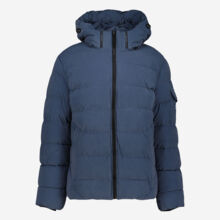 Space Blue Quilted Puffer Jacket