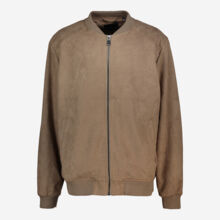 Brown Velvet Bomber Jacket