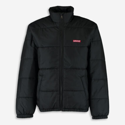 Black Padded Jacket  - Image 1 - please select to enlarge image