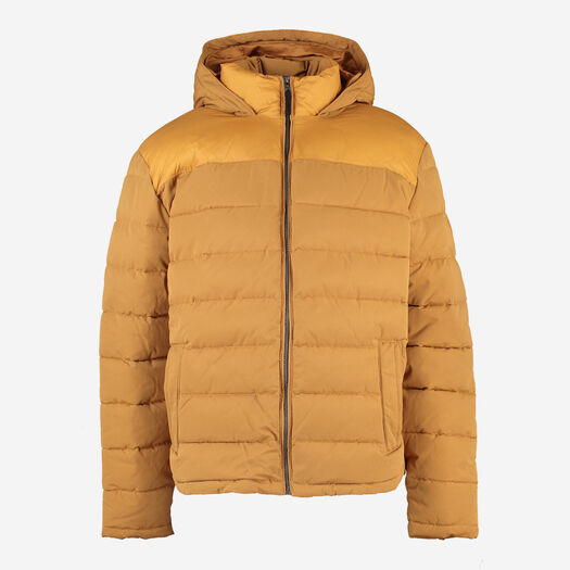 Mustard Puffer Coat  - Image 1 - please select to enlarge image