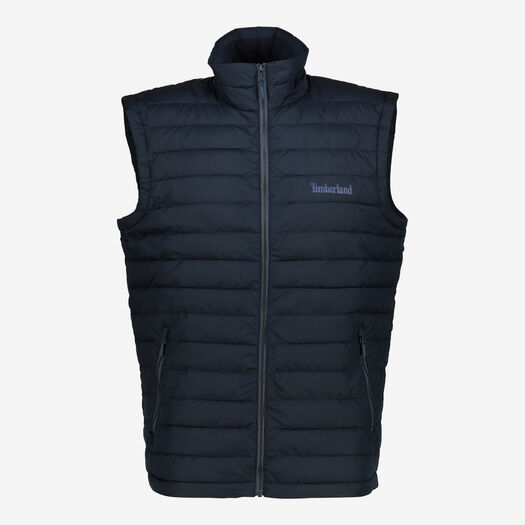 Navy Padded Gilet - Image 1 - please select to enlarge image