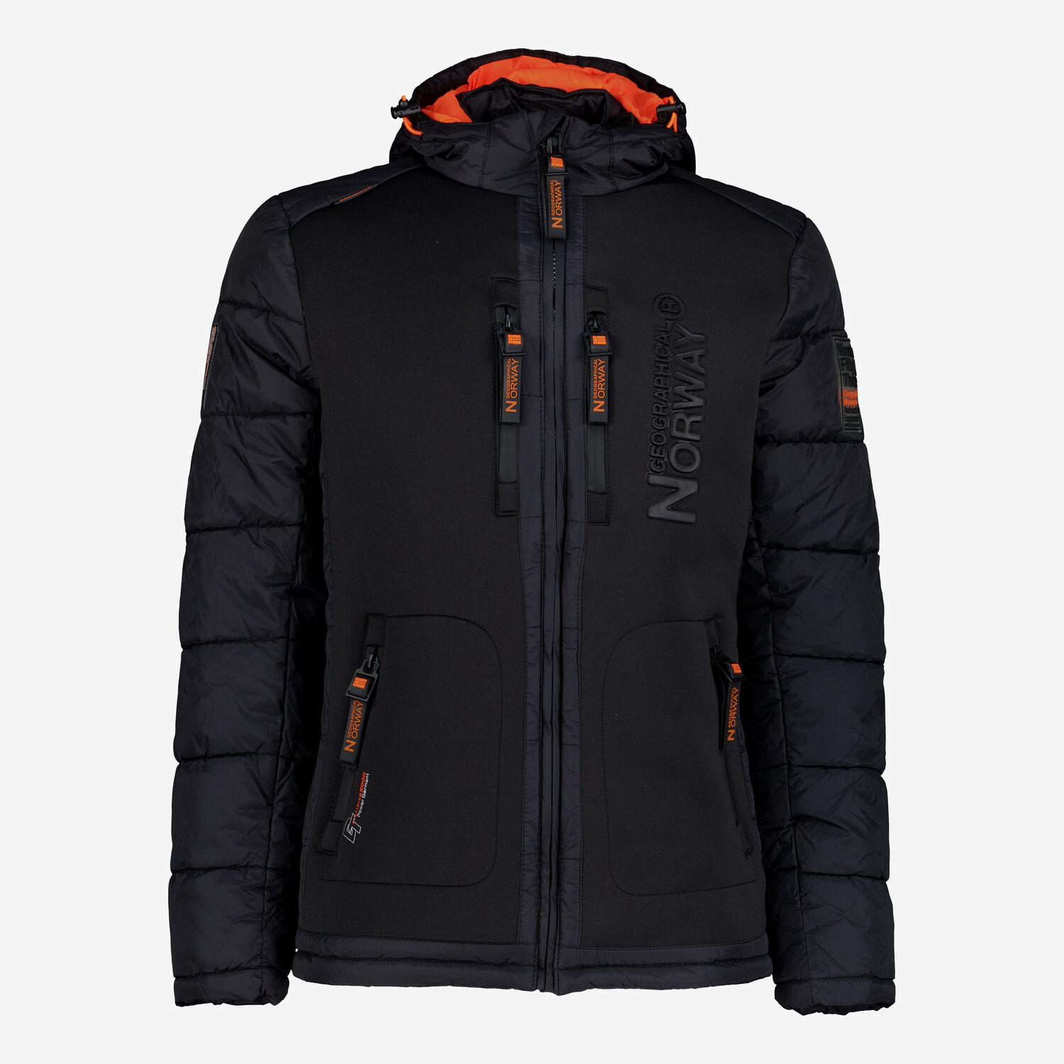 Black Padded Softshell Hybrid Jacket TK Maxx UK