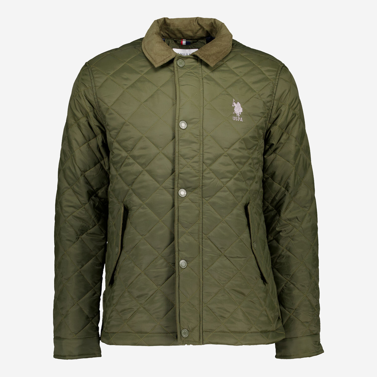 Green Hacking Quilted Jacket TK Maxx UK - Main Image