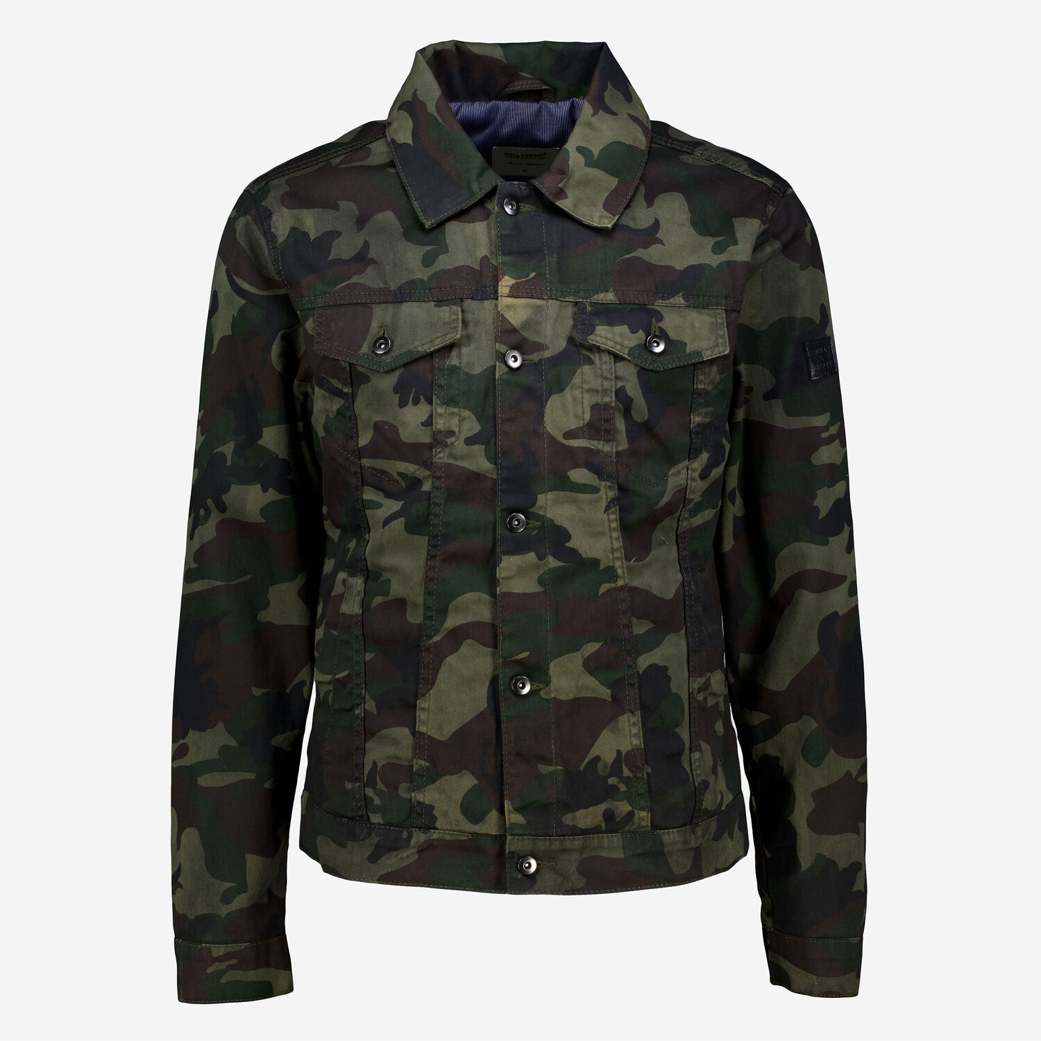 Grüne Jeansjacke mit Camo-Muster TK Maxx de