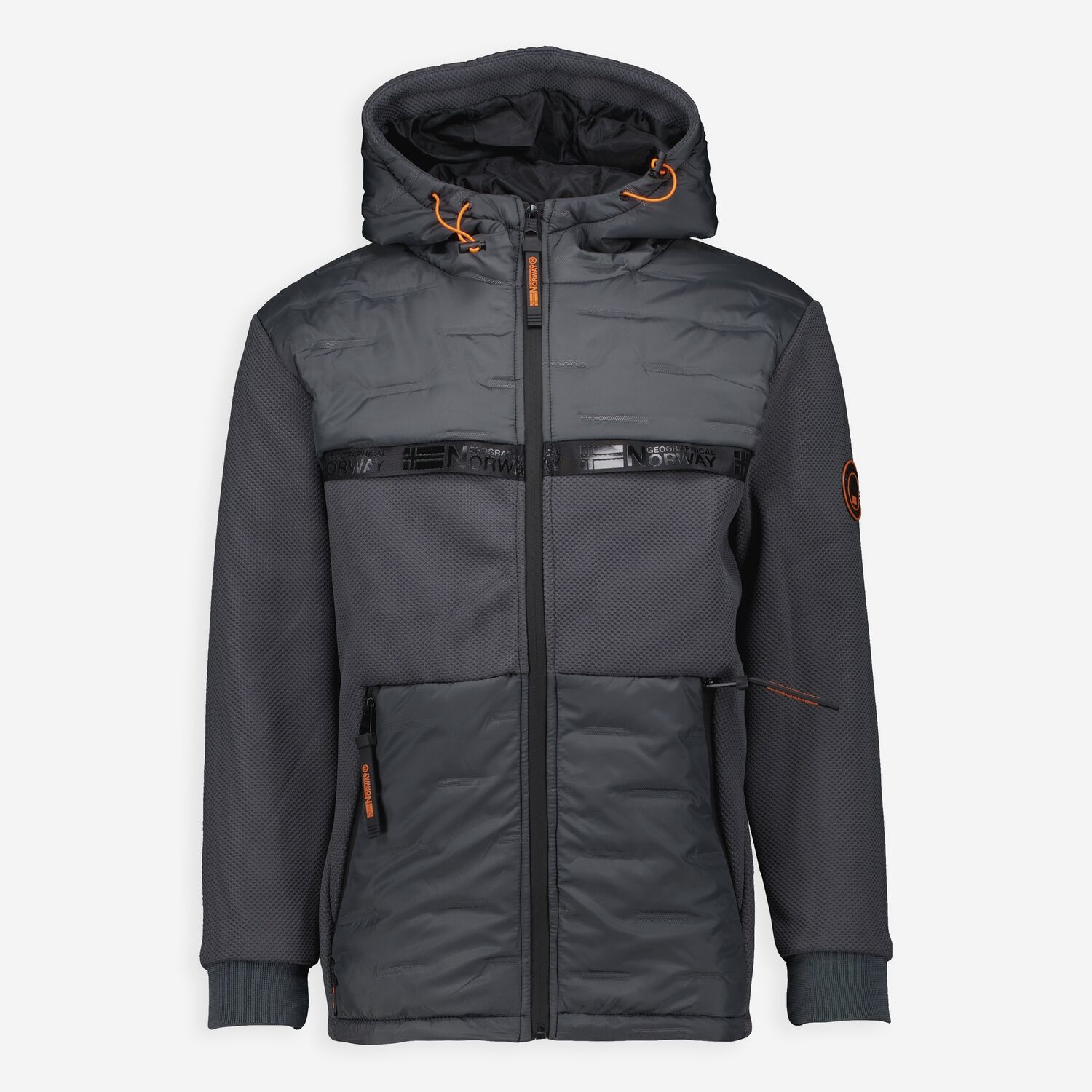 Norway Jadsen Geographical Norway T Shirt Grey Tech Hooded