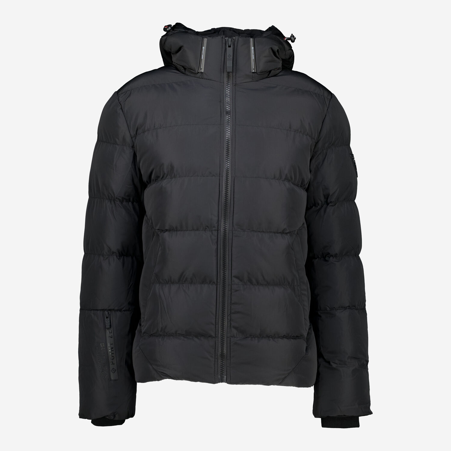 Black Fleece Lined Padded Coat TK Maxx UK1