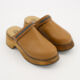 Tan Leather The Denmark Clogs - Image 1 - please select to enlarge image