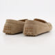 Taupe Suede Loafers  - Image 2 - please select to enlarge image