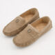 Taupe Suede Loafers  - Image 3 - please select to enlarge image