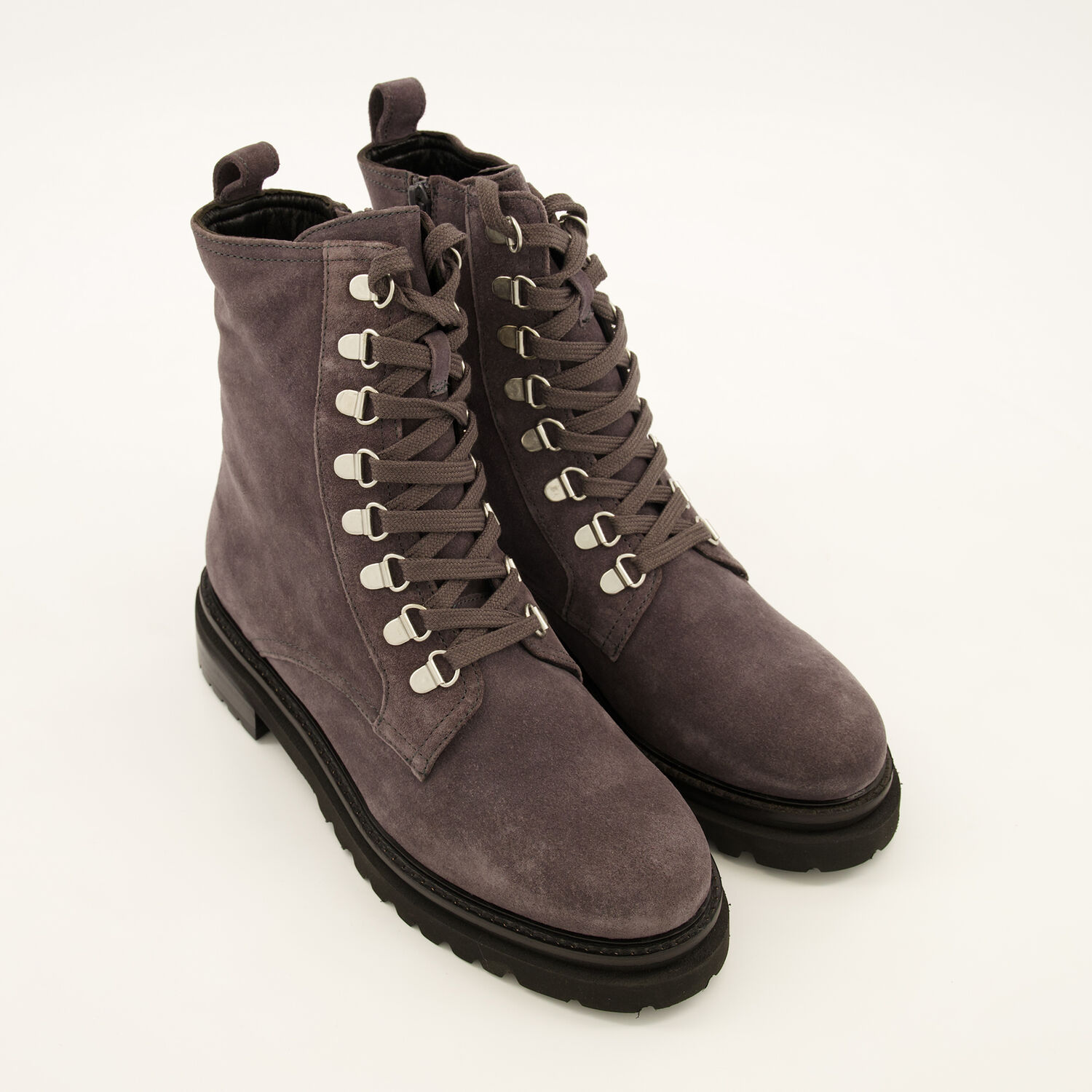 Grey Meladie Leather Boots TK Maxx UK1