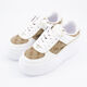 White & Brown Ridgee 2 Trainers  - Image 3 - please select to enlarge image