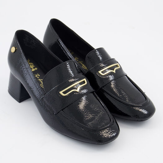 Black Snaffle Heels - Image 1 - please select to enlarge image