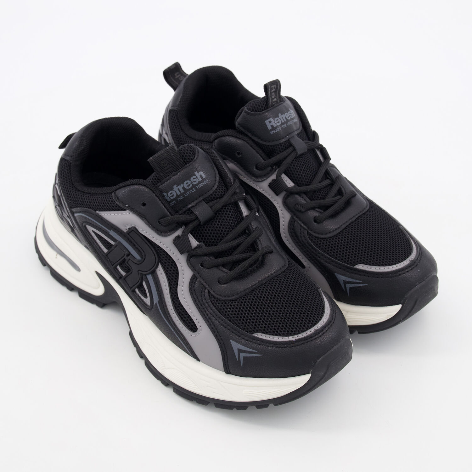 Black Chunky Trainers TK Maxx UK1