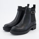 Black Action Leather Ankle Boots - Image 3 - please select to enlarge image