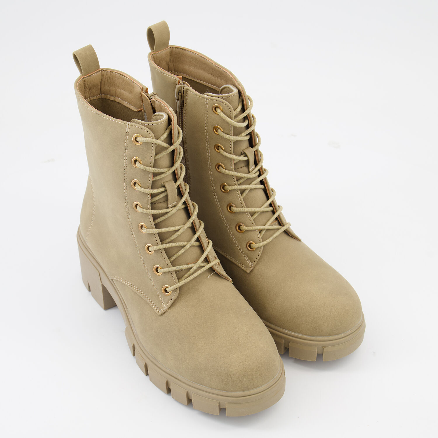 Light Brown Chunky Boots TK Maxx UK1