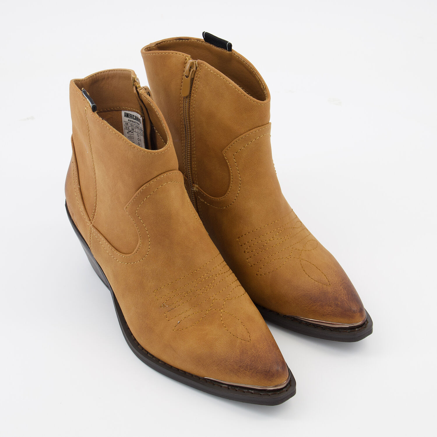 Brown Western Ankle Boots TK Maxx UK