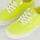 Neon Yellow Breezie Canvas Trainers - Image 3 - please select to enlarge image