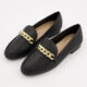 Black Leather Gaiia Loafers - Image 3 - please select to enlarge image