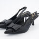 Black Bow Slingbacks  - Image 3 - please select to enlarge image