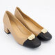 Brown Square Toe Heels - Image 1 - please select to enlarge image