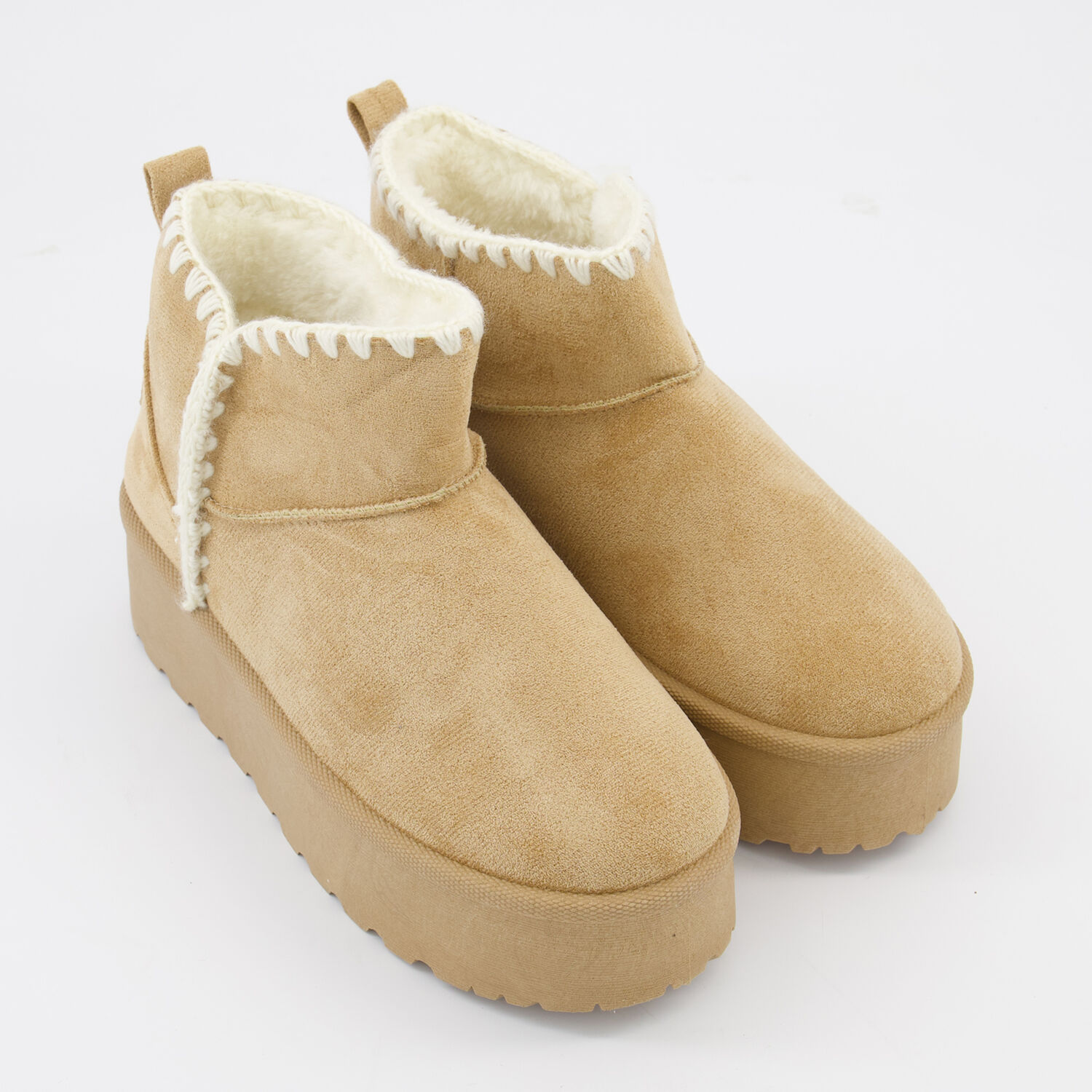 Beige Brown Platform Boot TK Maxx UK - Main Image