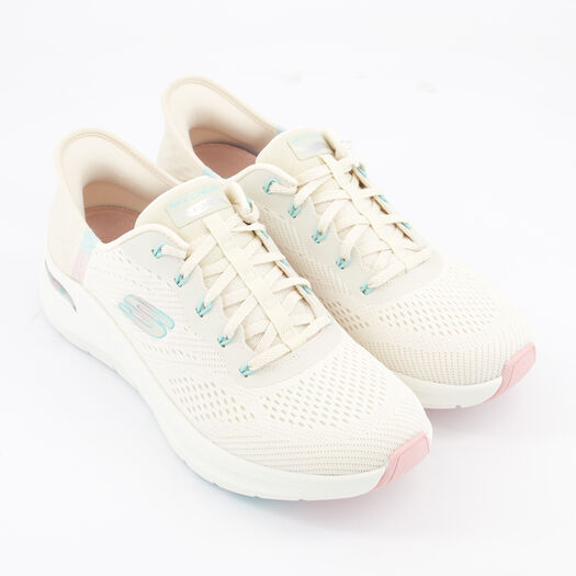 Beige Arch Fit Easy Chic Trainers - Image 1 - please select to enlarge image