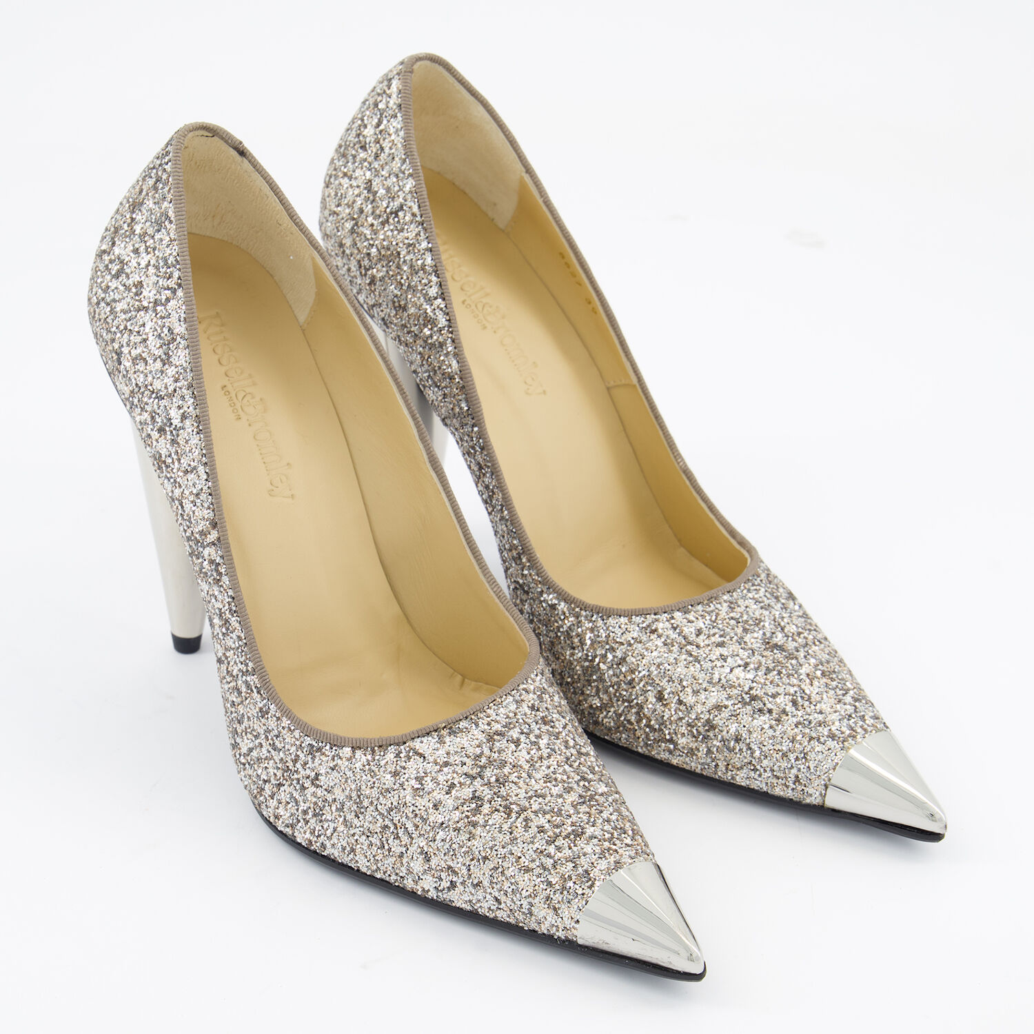 Silver Glitz Heels TK Maxx UK