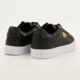 Black & Gold Tone Quilted Trainers - Image 2 - please select to enlarge image