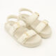 Cream Flat Sandals - Image 1 - please select to enlarge image