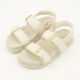 Cream Flat Sandals - Image 3 - please select to enlarge image