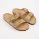 Bronze Rhinestone Flat Sandals  - Image 1 - please select to enlarge image