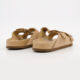 Bronze Rhinestone Flat Sandals  - Image 2 - please select to enlarge image