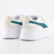 White & Green Mayze Stack Cord Trainers - Image 2 - please select to enlarge image
