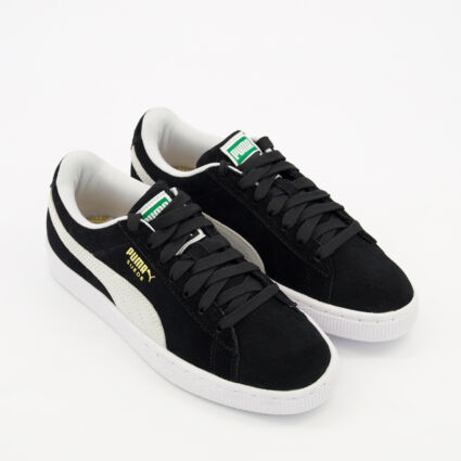 Black Suede Classic Plus Trainers - TK Maxx UK