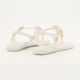 White Daisy Solar Spring Flat Sandals - Image 2 - please select to enlarge image