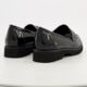 Black Patent Penny Loafers  - Image 2 - please select to enlarge image