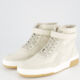 Beige Leather Batley Trainers - Image 3 - please select to enlarge image