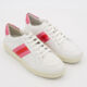 White Leather Nusa Trainers - Image 1 - please select to enlarge image