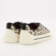 White Meon Leopard Trainers - Image 2 - please select to enlarge image