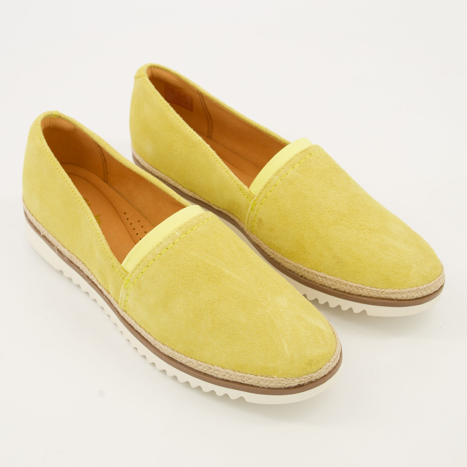 Yellow Suede Serena Paige Plimsolls - TK Maxx UK