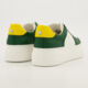 White & Green Ledge Platform Trainers  - Image 2 - please select to enlarge image