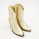 Gold Western Cowboy Ankle Boots  - Image 1 - please select to enlarge image