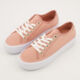 Soothing Pink Platform Trainers - Image 3 - please select to enlarge image