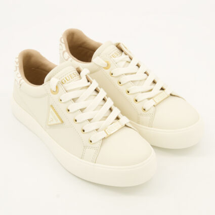 Cream Anew Trainers - Image 1 - please select to enlarge image