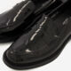 Black Penny Loafers - Image 3 - please select to enlarge image