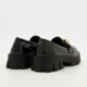 Black Patent Chunky Loafers - Image 2 - please select to enlarge image