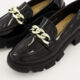 Black Patent Chunky Loafers - Image 3 - please select to enlarge image