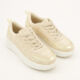 Beige Stitch Trainers - Image 1 - please select to enlarge image