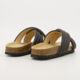 Black Lois Tubular Flat Sandals - Image 2 - please select to enlarge image